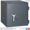 Office Data Star 115 Caixa Forta Per A Dades ignífuga - (228 cintes LTO) - Prova de robatori Grau S2 / Prova de foc de 60 min