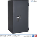 Office Data Star 240 Caixa Forta Per A Dades ignífuga - (456 cintes LTO) - Prova de robatori Grau S2 / Prova de foc de 60 min