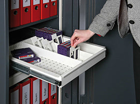 LTO tapes data drawer for Fire Star Plus safe