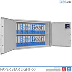 Paper Star Light 60 Dokumententresor – 28 Aktenordner – Einbruchschutz S2 / Feuerprüfung 30m