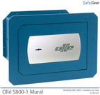Caja Fuerte - Ollé S801 Mural (25cm) - Cerradura Llave