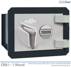 Caja Fuerte - Ollé I Mural - Certificación Grado I - 1 - Cierre Electrónico