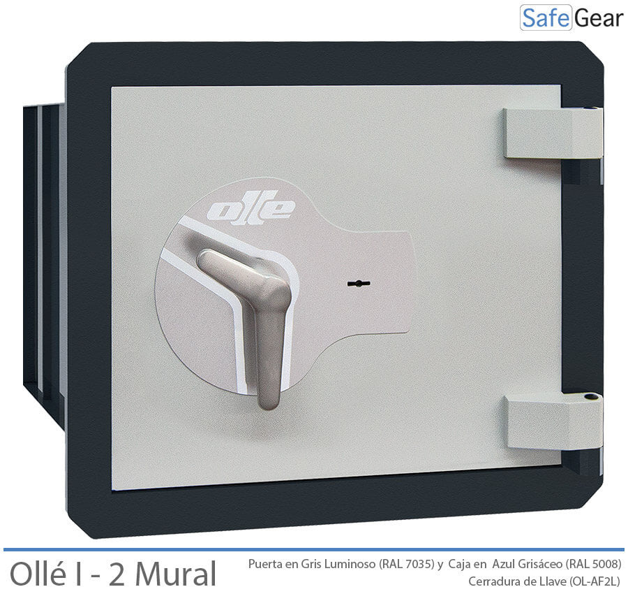 Caja Fuerte - Ollé I Mural - 2 - Cerradura Llave - con Buzón