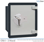Caja Fuerte - Ollé I Mural - Certificación Grado I - 3 - Cerradura Llave