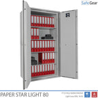 Paper Star Light 80 Dokumententresor – 55 Aktenordner – Einbruchschutz S2 / Feuerprüfung 30m