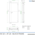 Porta Acorassada - AV1-22 - Grau 1