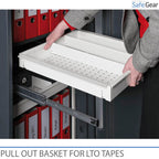 Data basket LTO tapes pull out drawer