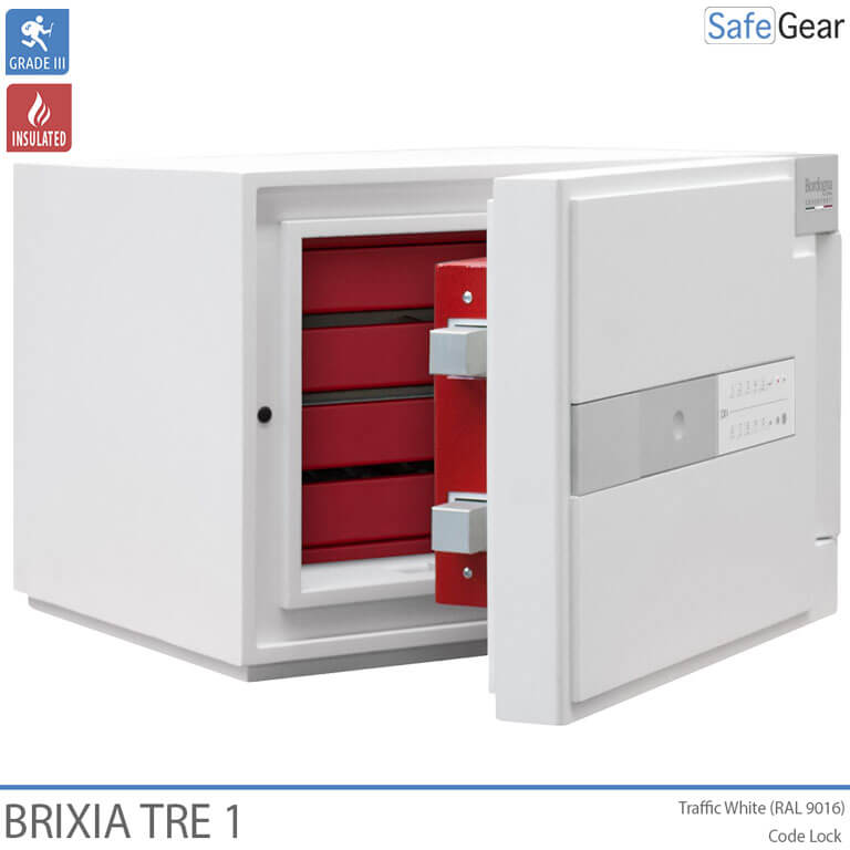Brixia Tre 1 Tresor (32 L) – Einbruchschutz Klasse III – Codeschloss