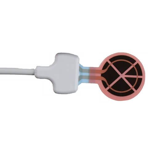 Sensor circular d'etiqueta flexible