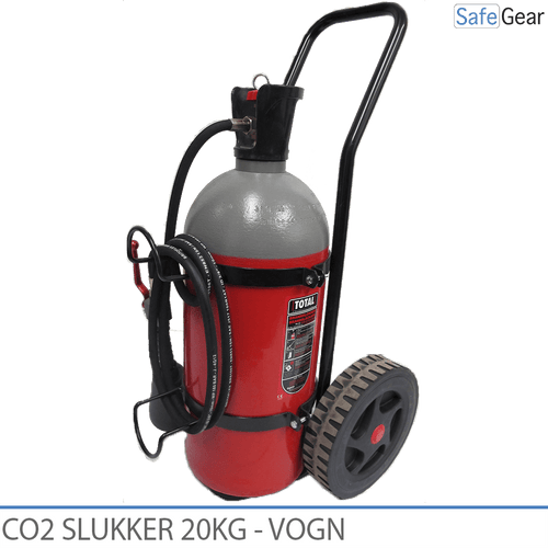CO2 Slukker 10 kg - Vogn