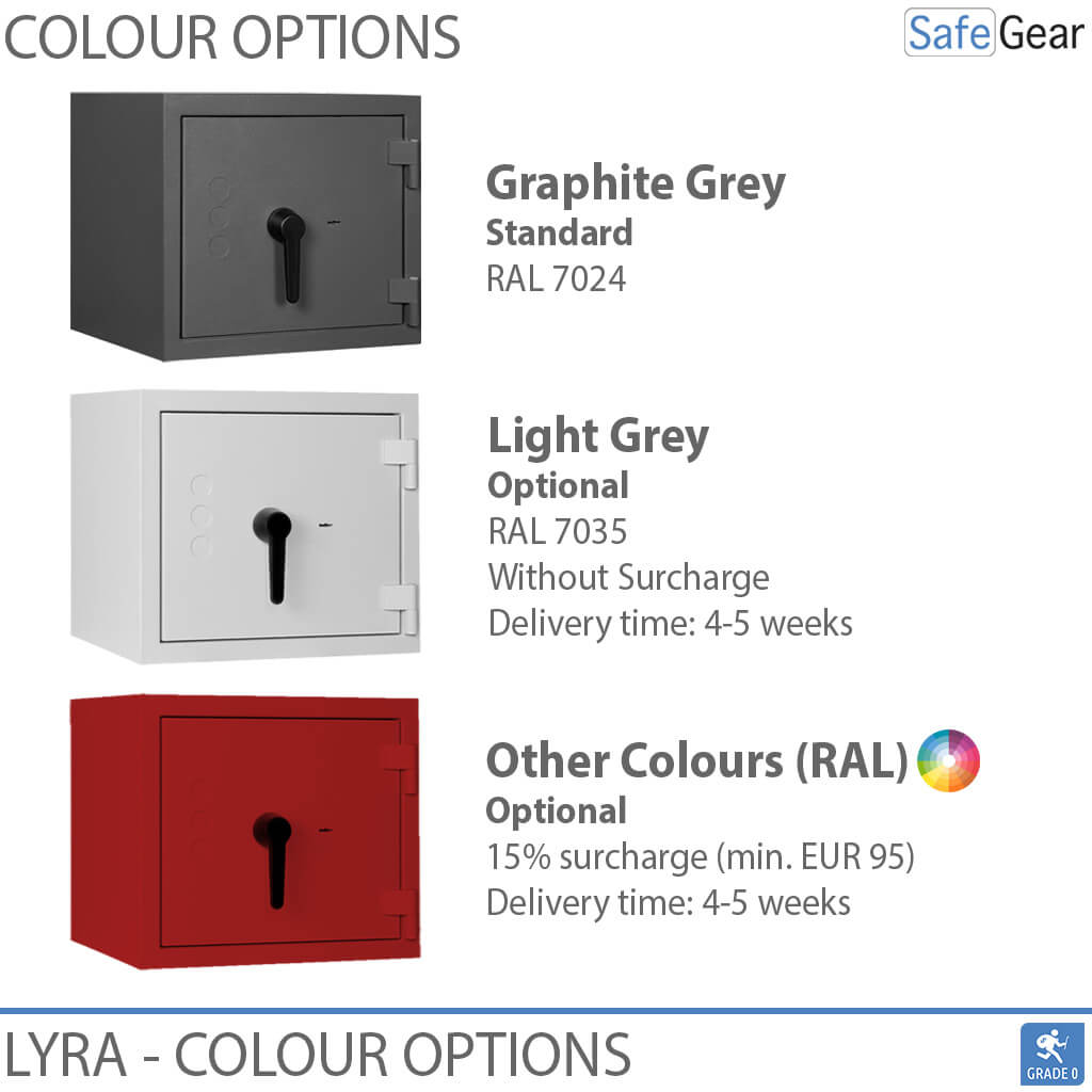 Lyra 18 - Caixa forta de seguretat (341 litres) - Grau 1 de prova d'atracament