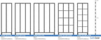 Armari d'emmagatzematge S2000 amb 2x5 compartiments (8010-205) - pany de cilindre