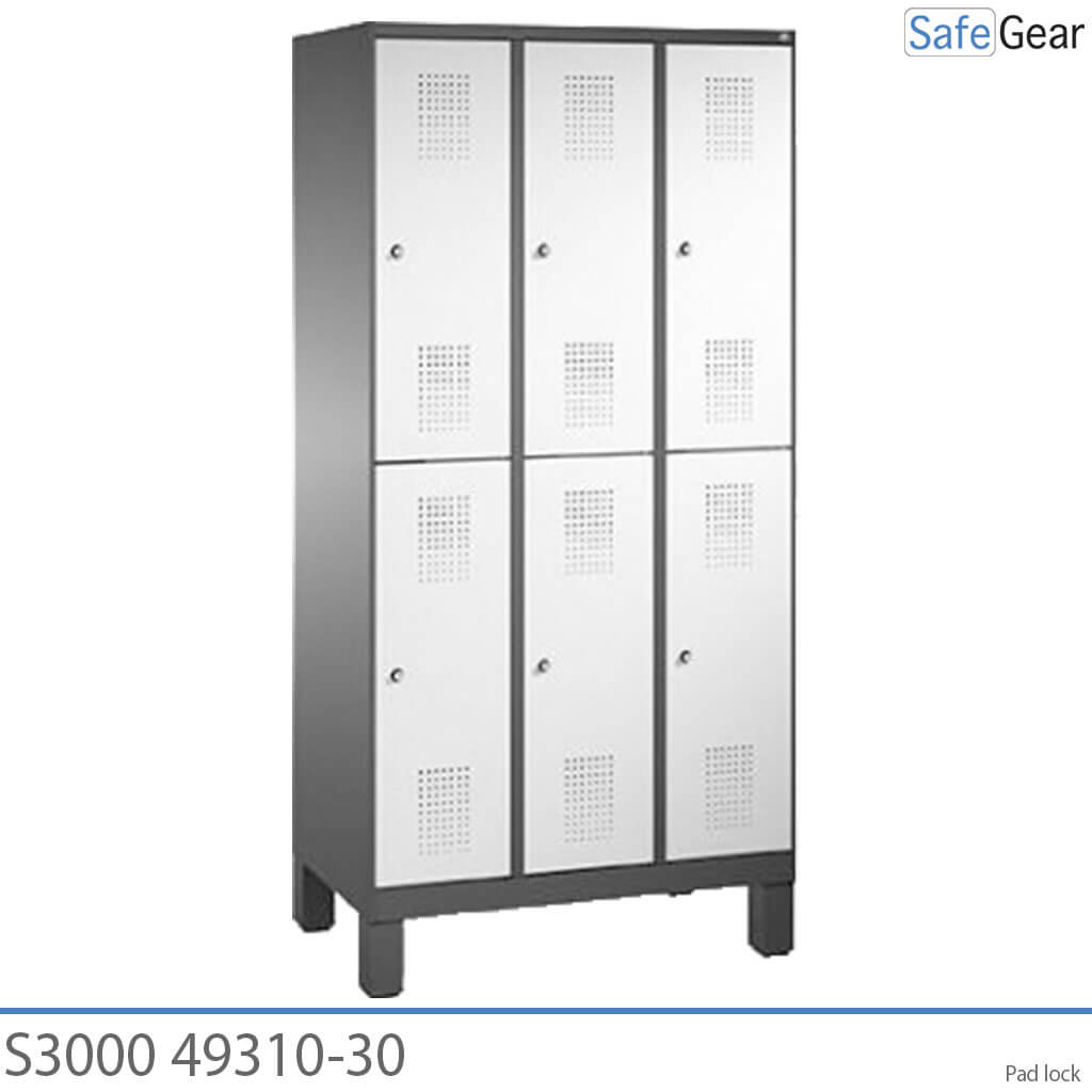 Vestidor / armari Evolo amb 3x2 compartiments preparat per a cadenat