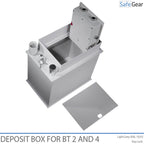 aluminium cash deposit box BT floor safe