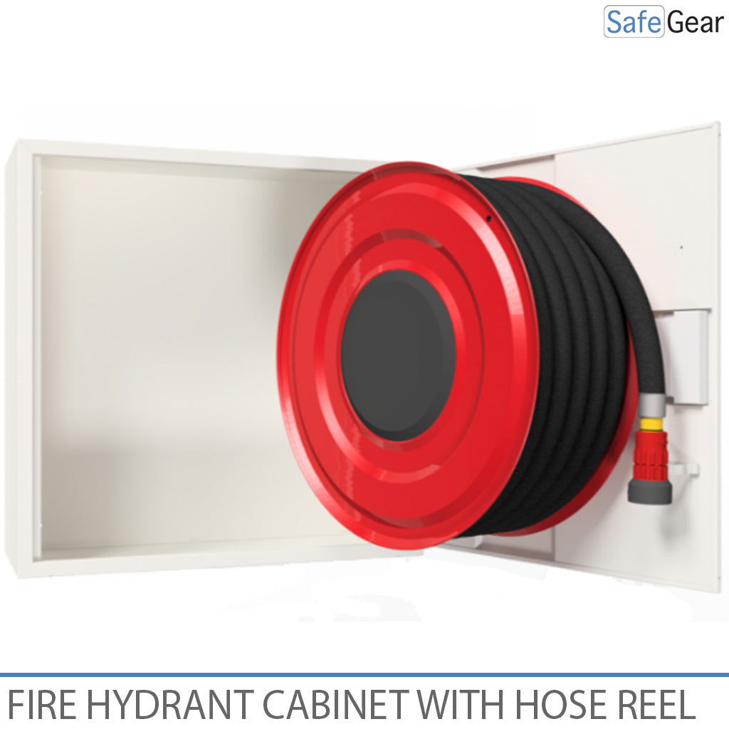 Armari contra incendis amb enrotllador de mànega - 690x690x290 mm - PVC 30 m - 3/4'' (19mm)