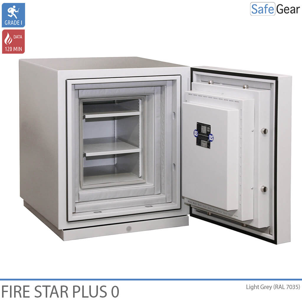 Fire Star Plus 0 Caixa Forta Per A Dades ignífuga (44 LTO) - Prova de robatori Grau I / Prova de foc 120 min