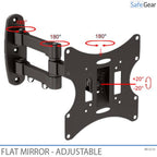 Mirall industrial d'acer inoxidable - ajustable