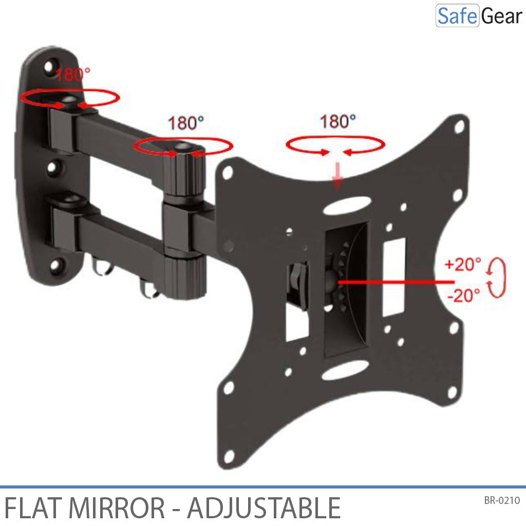 Mirall industrial d'acer inoxidable - ajustable