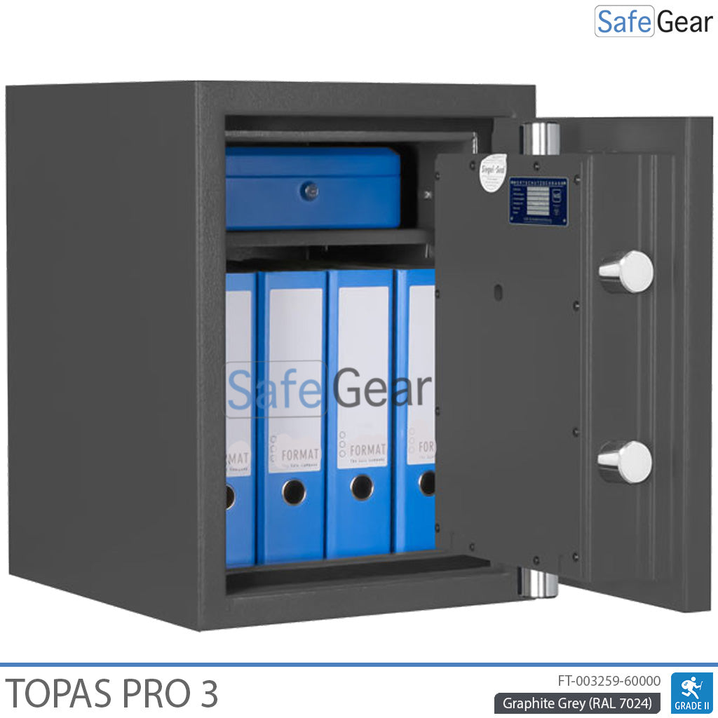 Caixa forta Topas Pro 3 (47 L) - Grau de prova de robatori II
