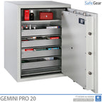 Gemini Pro 20 - Caixa forta per a farmàcia (141 Litres) - 4 calaixos - Prova contra robatori Grau I