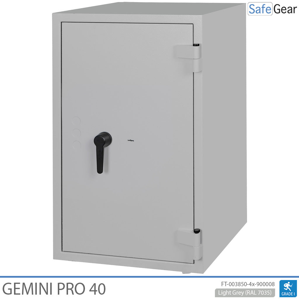 Caixa forta de farmàcia Gemini Pro 40 (180 litres) - 4 calaixos - 2 prestatges - Prova d’efracció Grau I - Pany amb clau