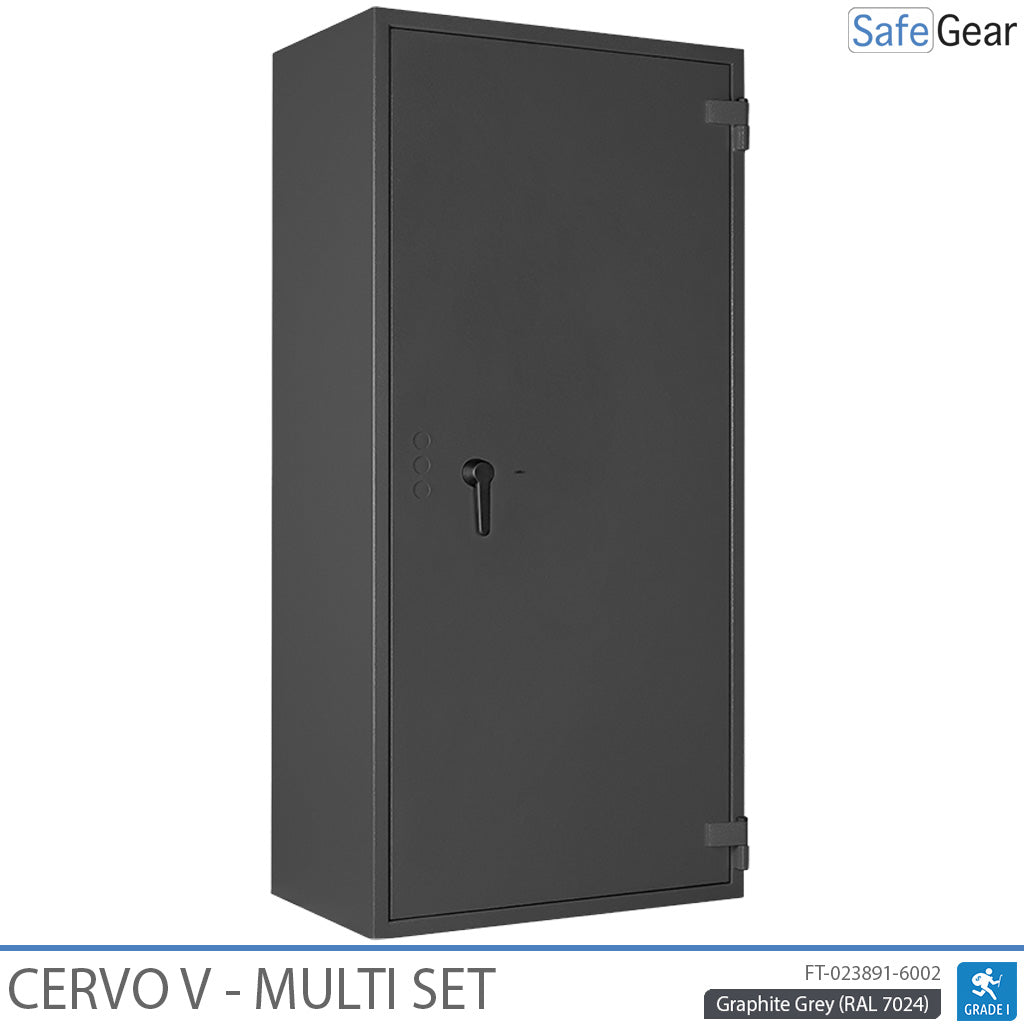 Cervo V Multi Set - Armari per a armes - (14 Rifles) - Prova contra el robatori Grau 1