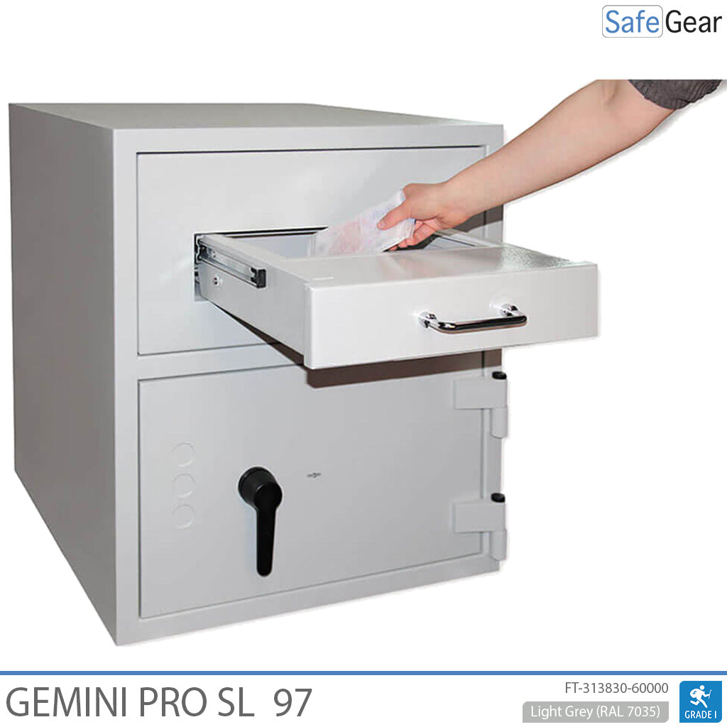 Caixa Forta De Depòsit Gemini Pro SL 97 (119 L) - Prova d’efracció D-I - Pany amb clau