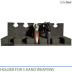 Soporte para 5 armas de mano