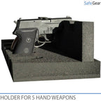 Soporte para 5 armas de mano
