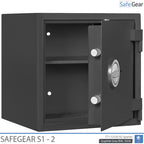 SafeGear SG 2 - Caixa forta de seguretat (46 Liters) - Grau de prova contra robatoris S1
