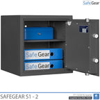 SafeGear SG 2 - Caixa forta de seguretat (46 Liters) - Grau de prova contra robatoris S1