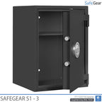 SafeGear SG 3 - Caixa forta de seguretat (63 Liters) - Grau de prova contra robatoris S1