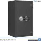 SafeGear SG 4 - Caixa forta de seguretat (85 Liters) - Grau de prova contra robatoris S1