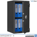 SafeGear SG 4 - Caixa forta de seguretat (85 Liters) - Grau de prova contra robatoris S1