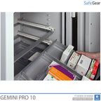 Caixa forta de farmàcia Gemini Pro 10 (103 litres) - 3 calaixos - Prova d’efracció Grau I