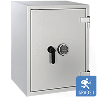 Caixa forta de farmàcia Gemini Pro 40 (180 litres) - 4 calaixos - 2 prestatges - Prova d’efracció Grau I - Pany amb clau