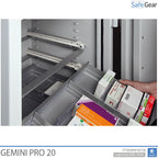 Gemini Pro 20 - Caixa forta per a farmàcia (141 Litres) - 4 calaixos - Prova contra robatori Grau I