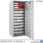 Caixa forta de farmàcia Gemini Pro 55 (292 litres) - 7 calaixos - 1 prestatge - Prova d’efracció Grau 1
