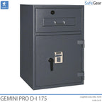 Gemini Pro D-I 250 Caixa Forta De Depòsit (294 L) - Prova contra robatoris D-I - Pany Electrònic amb 9 codis d’usuari