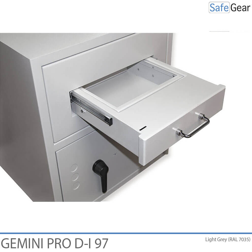 Caixa Forta De Depòsit Gemini Pro D-I 97 (119 L) - Amb compartiment interior - Prova antirobatori D-I - Pany Electrònic Axessor