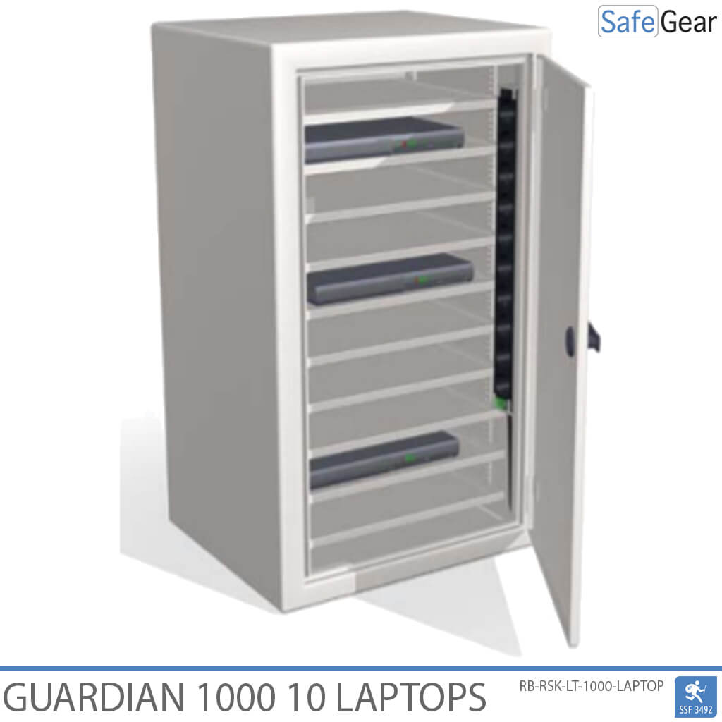 Guardian 1000 - 10 ordinadors portàtils amb càrrega - Prova d’efracció SSF 3494