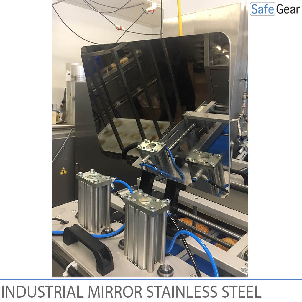 Mirall industrial d'acer inoxidable - ajustable