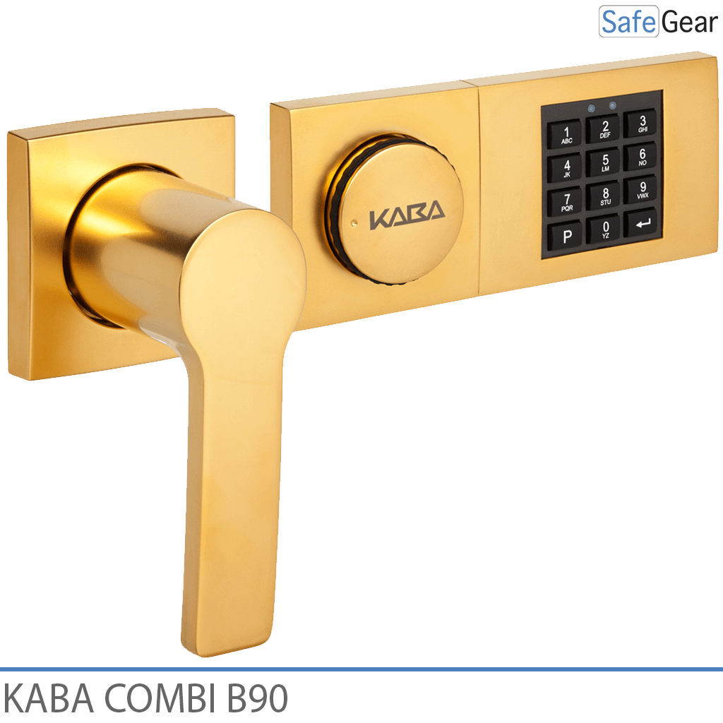 Pany de combinació Kaba Combi B90 per a caixa forta amb clau d'emergència