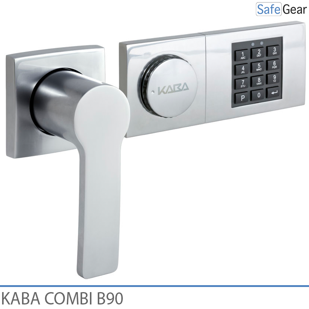 Pany de combinació Kaba Combi B90 per a caixa forta amb clau d'emergència