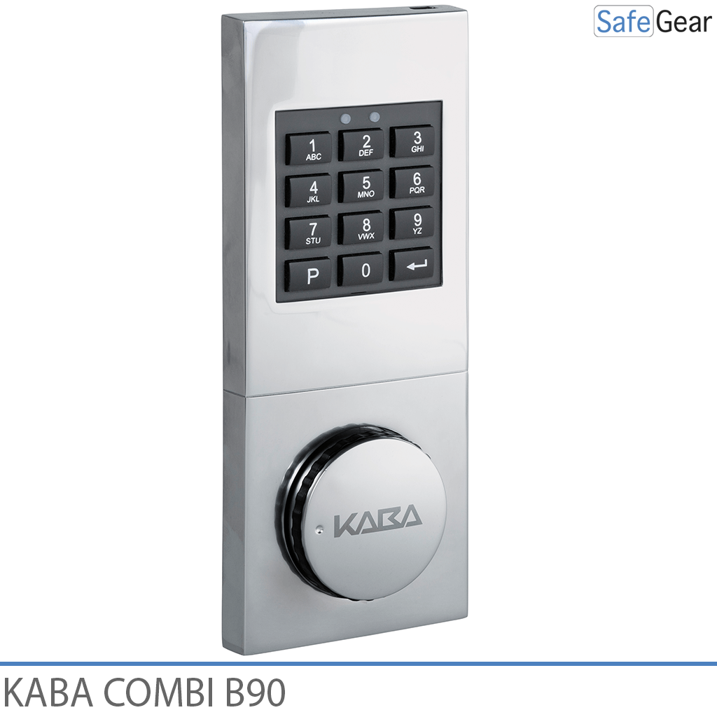 Pany de combinació Kaba Combi B90 per a caixa forta amb clau d'emergència
