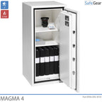 Magma 4 - Document Safe / Valuable Safe - Grade S2 & FIreproof 30 minutes - Key Lock