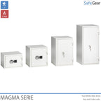 Magma 2 - Caixa forta de seguretat ignífuga (32 Liters) - Grau de prova contra robatoris S2 - Resistència al foc 30 min