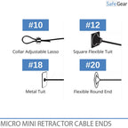 Available Cable Ends - Micro Mini Retractor