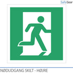 Nødudgang skilt
