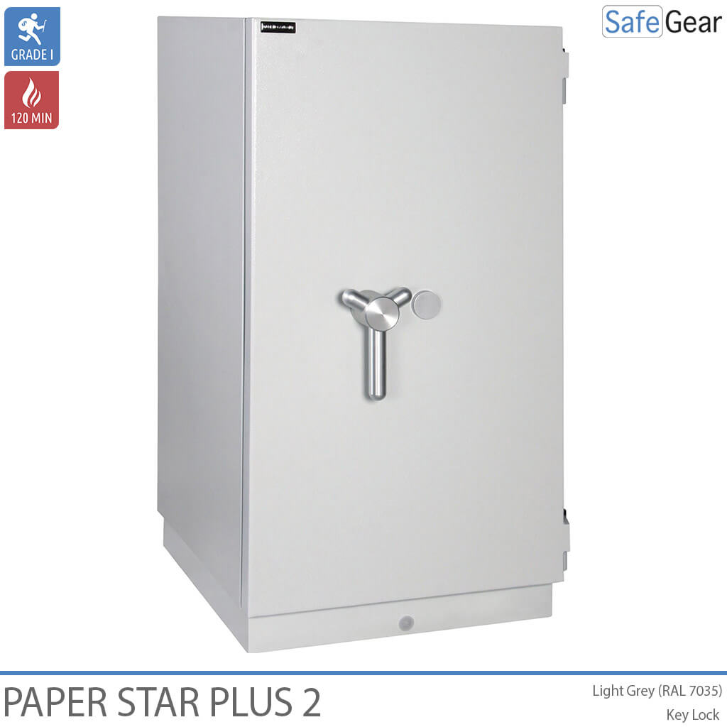 Paper Star Plus 2 Armari Contra Incendis (141 L) - Grau de prova contra robatoris I / Prova de resistència al foc 120 min